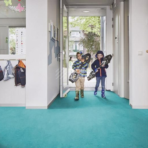 Forbo Marmoleum Decibel on Order 326935 turquoise фото 2 | FLOORDEALER
